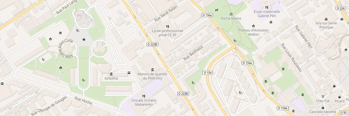 Plan du 30 Rue Berthelot à Ivry-sur-Seine