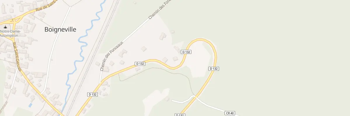 Plan du 7 Rte de Malesherbes à Boigneville