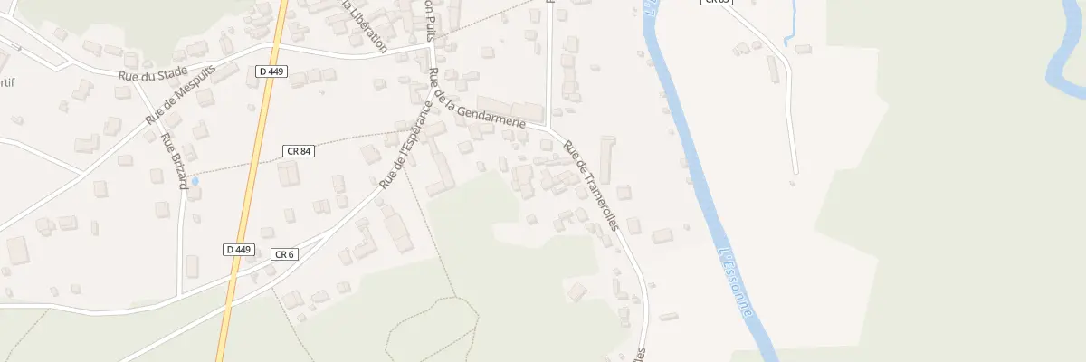 Plan du 2 Rue de Tramerolles à Maisse