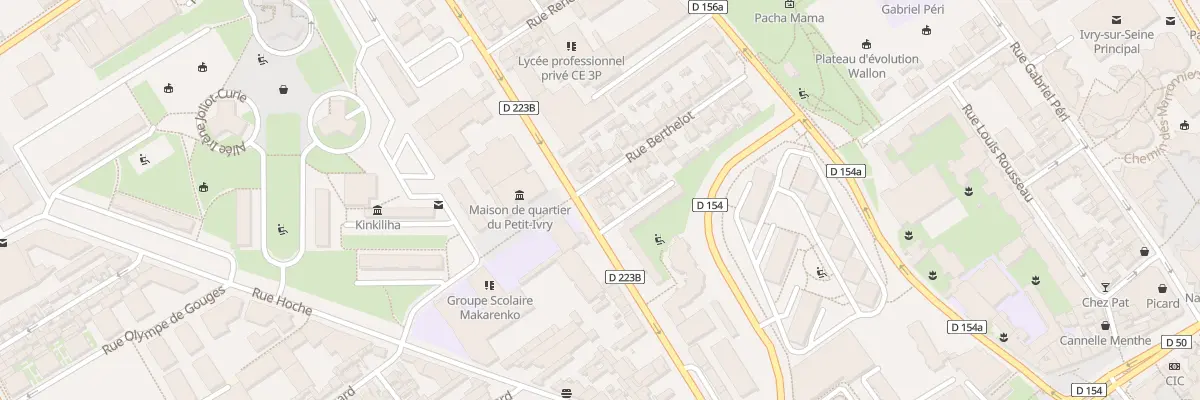 Plan du 33 Rue Berthelot à Ivry-sur-Seine