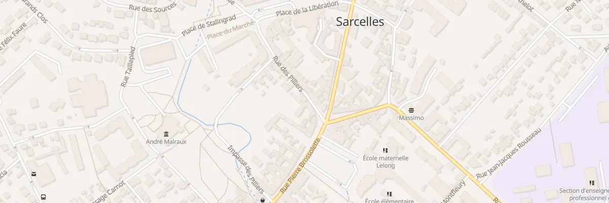Plan du 5 Rue des Pilliers à Sarcelles