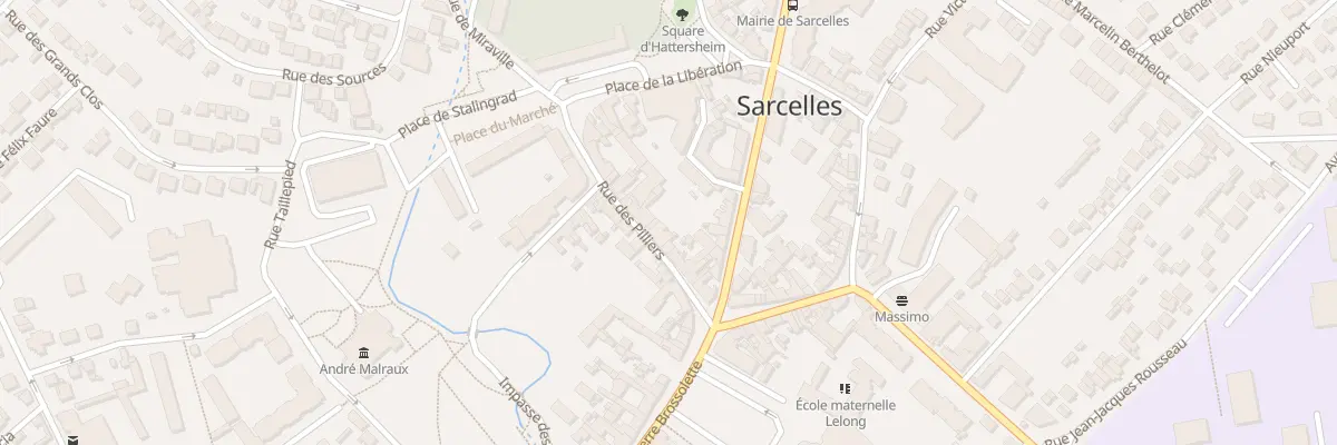 Plan du 14 Rue des Pilliers à Sarcelles