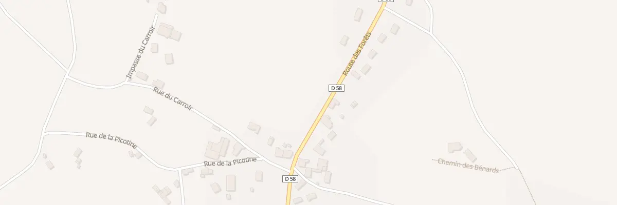 Plan du 523 Rte des Forêts à Saint-Martin-d’Auxigny