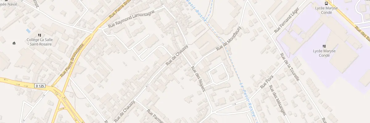 Plan du 33 Rue du Chaussy à Sarcelles