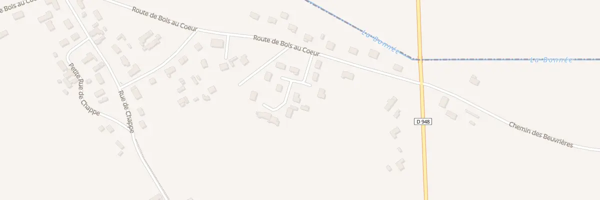 Plan du 4 Res du Climat de Chappe à Bonnée