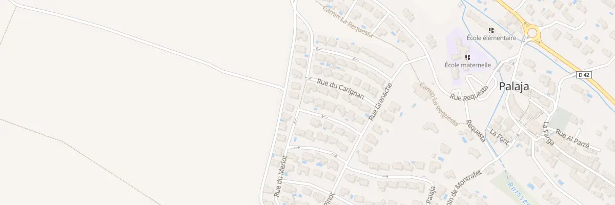 Plan du 12 Rue Merlot à Palaja