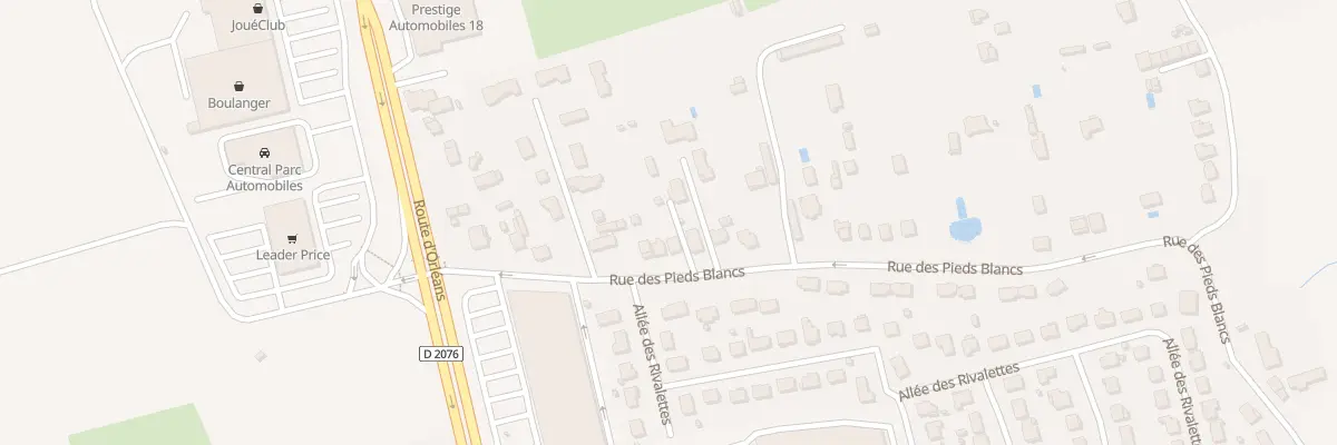 Plan du 19 Rue des Pieds Blancs à Saint-Doulchard