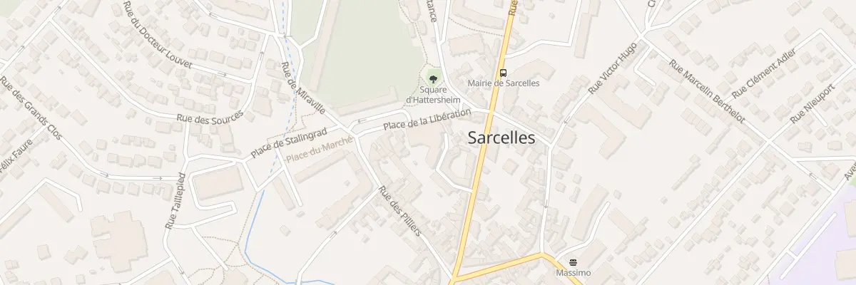Plan du 6 All Michel Bastien à Sarcelles