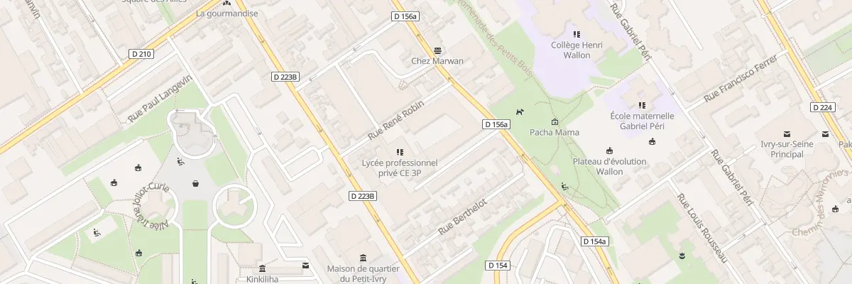 Plan du 3B Rue René Robin à Ivry-sur-Seine