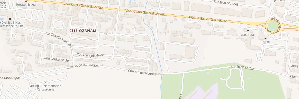 Plan du 17 Rue Ernest Lavisse à Carcassonne