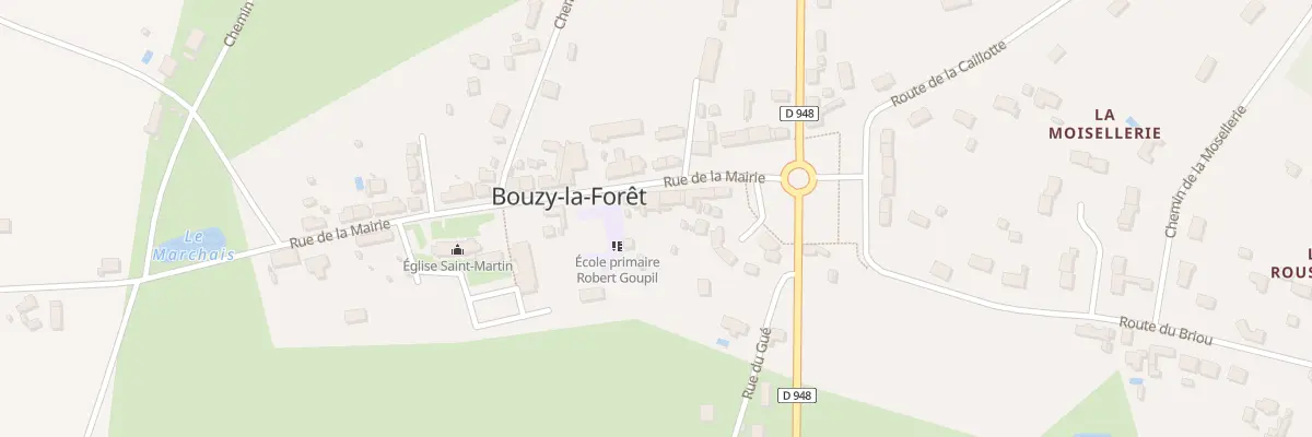 Plan du 11 Rue de la Mairie à Bouzy-la-Forêt