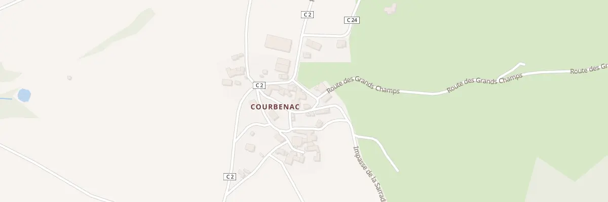 Plan du 5107 Courbenac à Boussac