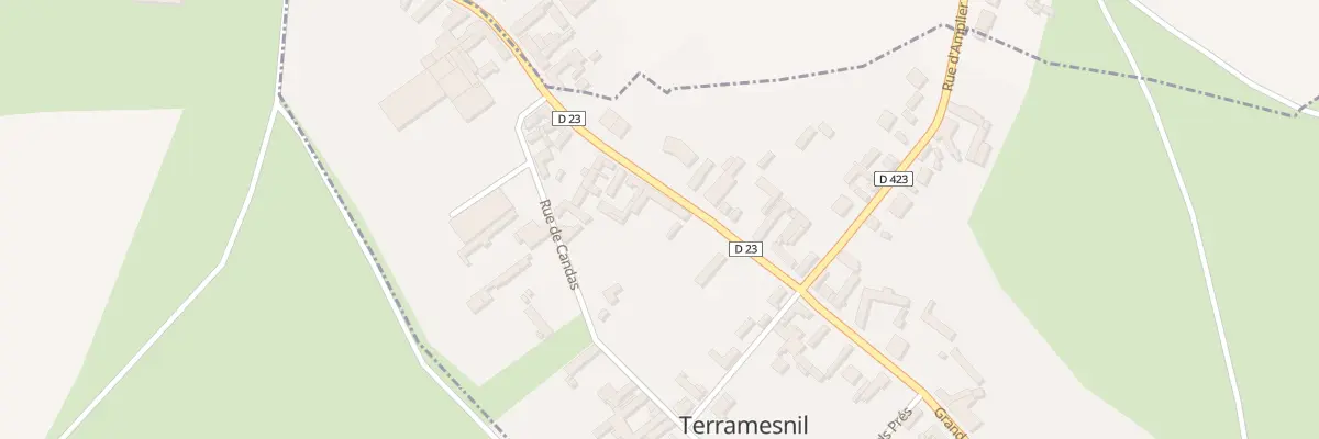 Plan du 20 Gr Grande Rue à Terramesnil