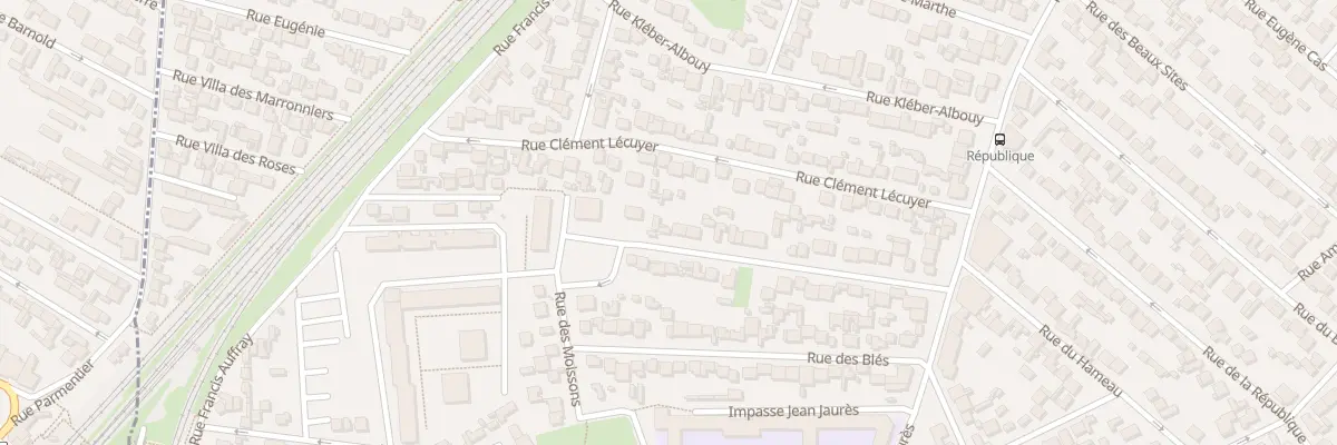 Plan du 32 Rue des Moissons à Stains