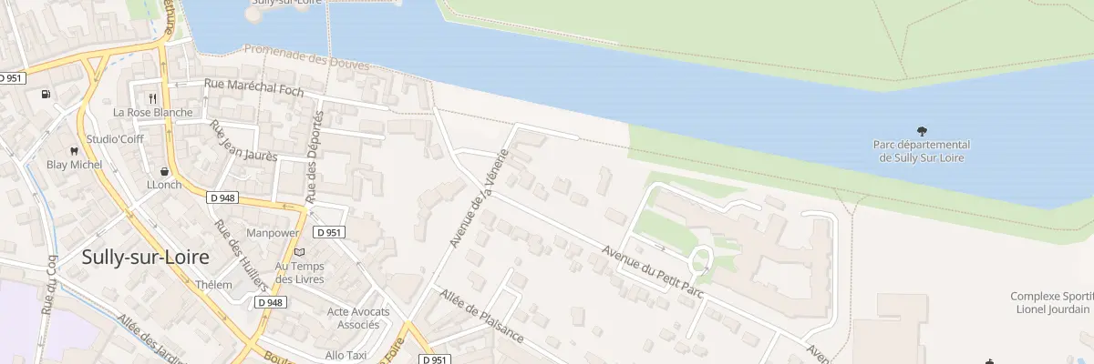 Plan du 5 Av du Petit Parc à Sully-sur-Loire