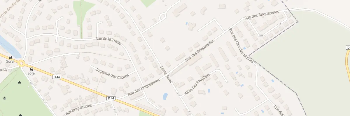 Plan du 21 Rue des Briqueteries à Précy-sur-Oise