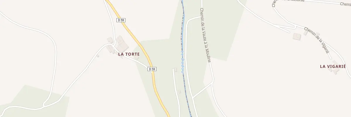 Plan du 2090 Rte de Rayssac à Teillet
