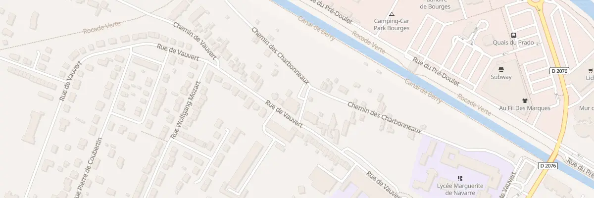 Plan du 88 Rue de Vauvert à Bourges