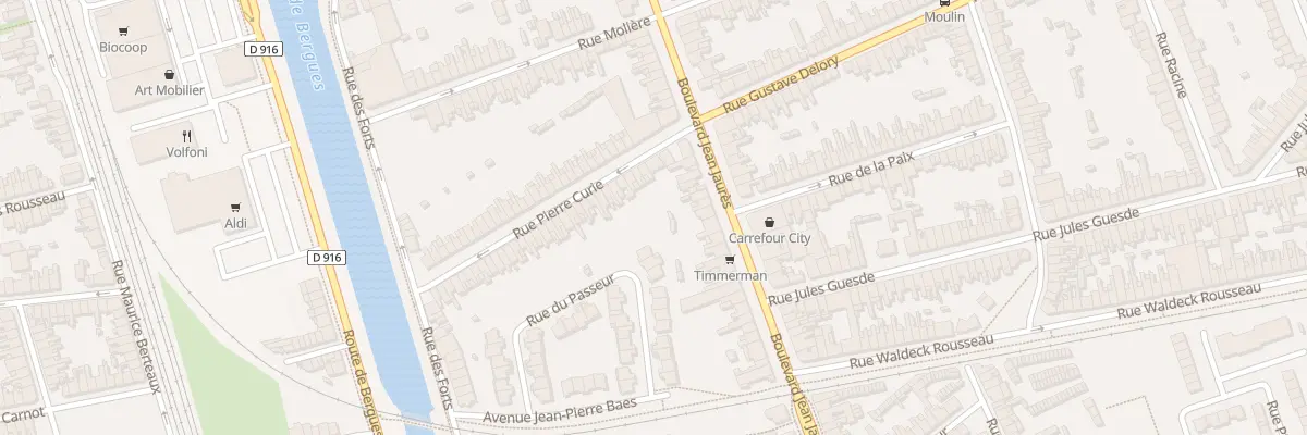 Plan du 7 Rue Pierre Curie à Coudekerque-Branche