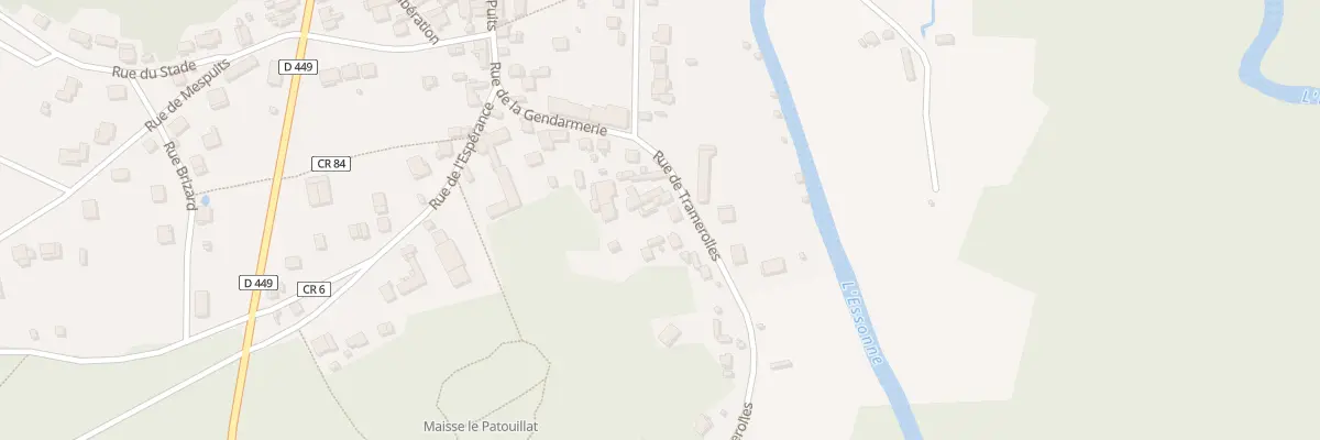 Plan du 6 Rue de Tramerolles à Maisse