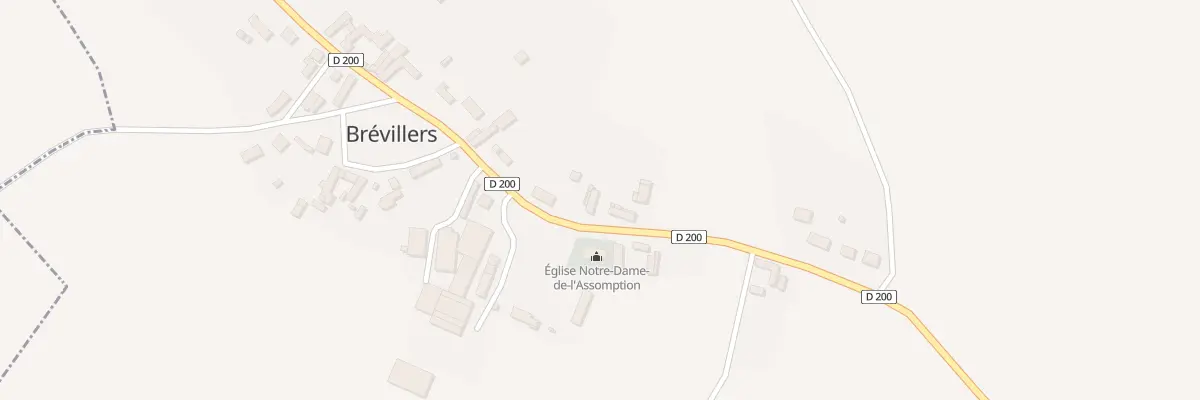 Plan du 3 Rue de Lucheux à Brévillers