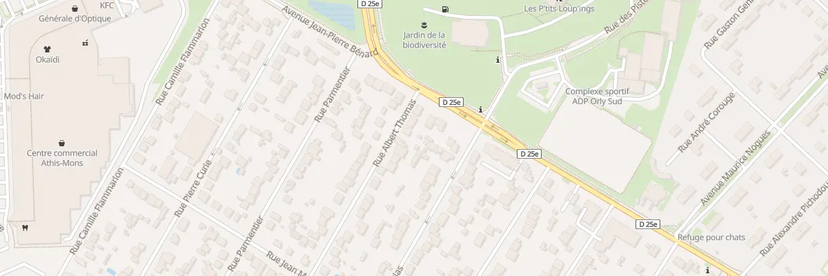 Plan du 5 Rue Albert Thomas à Athis-Mons