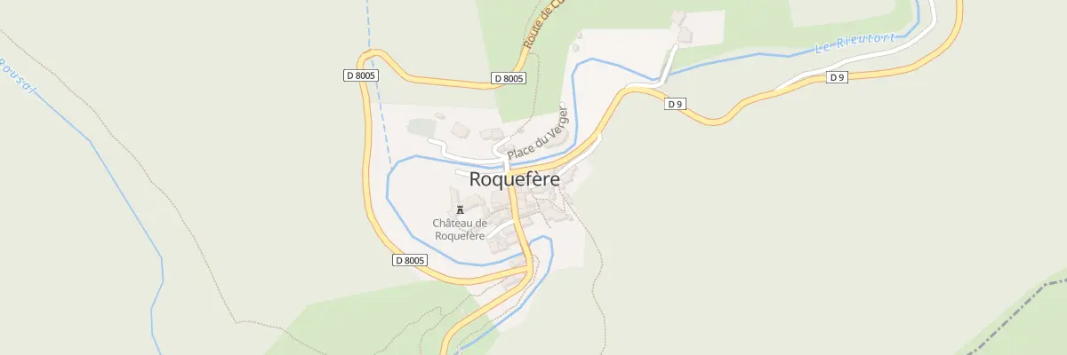 Plan du 12 Le Village à Roquefère