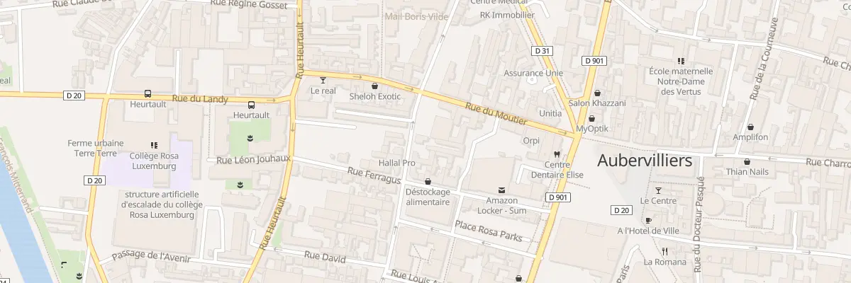 Plan du 3 Rue du Goulet à Aubervilliers