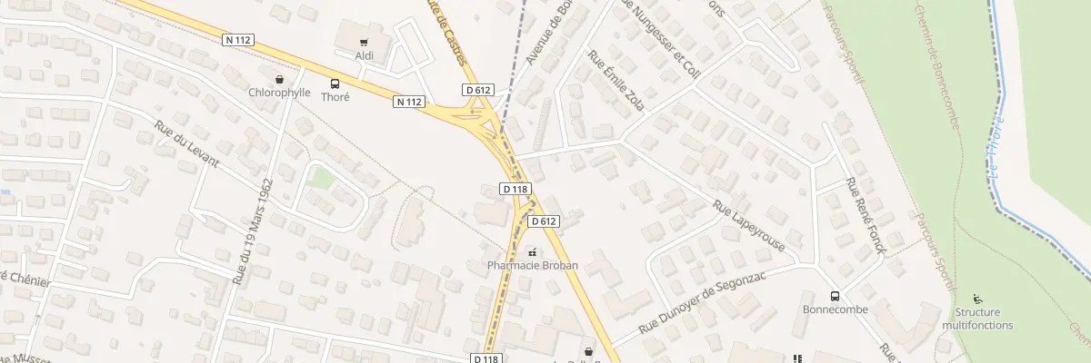 Plan du 32 Av Marechal Juin à Mazamet