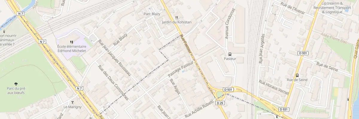 Plan du 17 Rue Pasteur à Viry-Châtillon