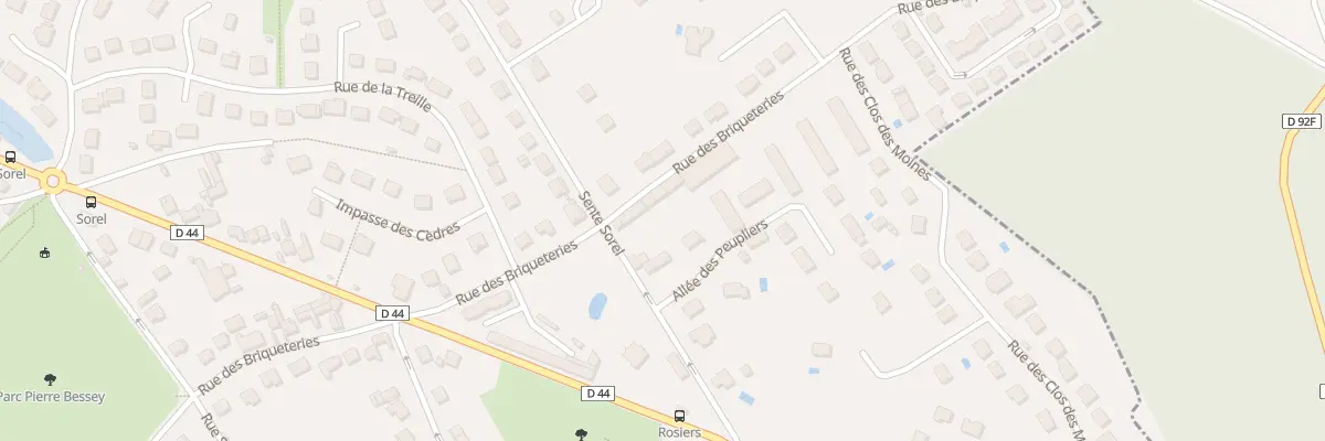 Plan du 24B Rue des Briqueteries à Précy-sur-Oise