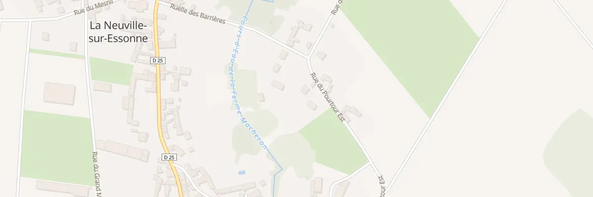 Plan du 106 Rue du Pourtour Est à La Neuville-sur-Essonne