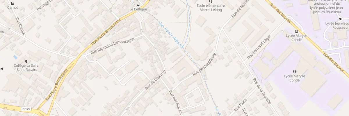 Plan du 29 Rue du Chaussy à Sarcelles