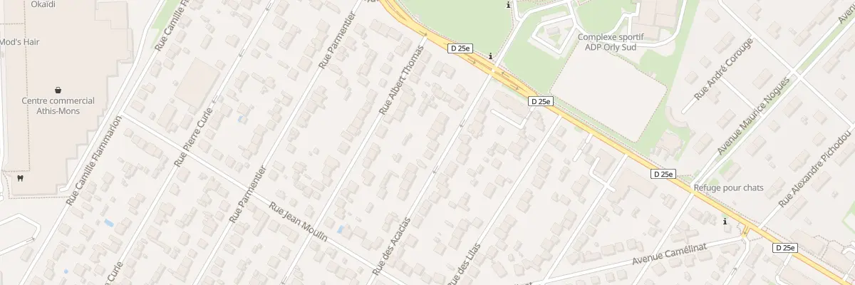 Plan du 16 Rue des Acacias à Athis-Mons
