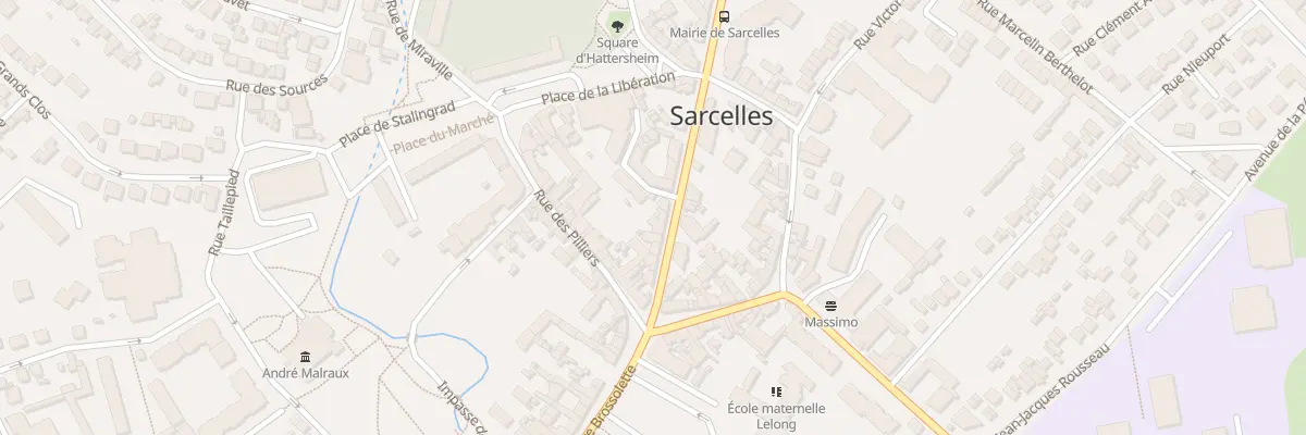 Plan du 127 Rue Pierre Brossolette à Sarcelles