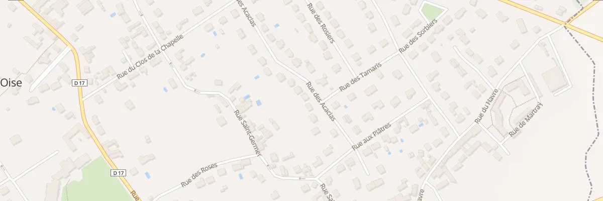 Plan du 7 Rue des Acacias à Précy-sur-Oise