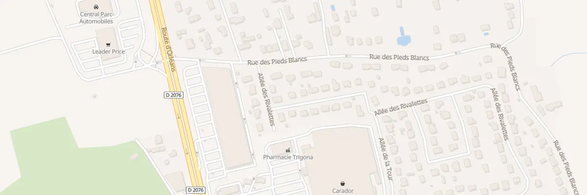 Plan du 80 All des Rivalettes à Saint-Doulchard