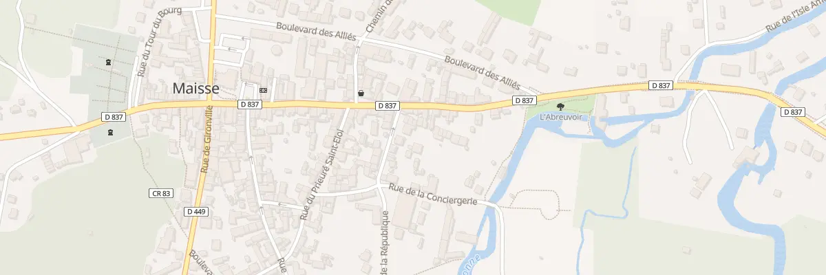 Plan du 1 Rue de la République à Maisse