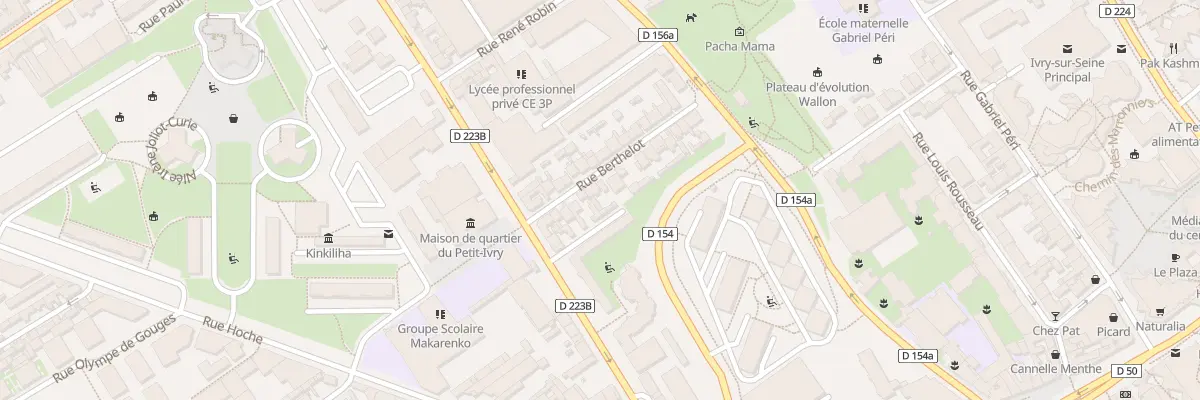 Plan du 23 Rue Berthelot à Ivry-sur-Seine