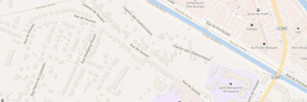 Plan du 82 Rue de Vauvert à Bourges