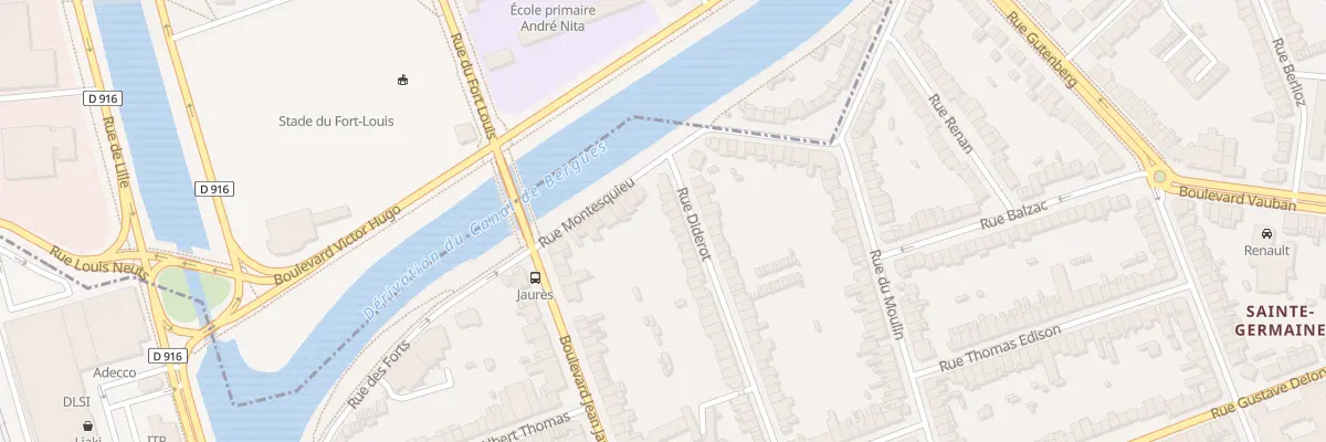 Plan du 52 Rue Diderot à Coudekerque-Branche