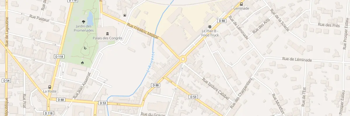 Plan du 1 Rue Frédéric Mistral à Mazamet
