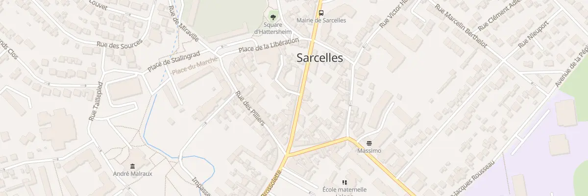 Plan du 129 Rue Pierre Brossolette à Sarcelles
