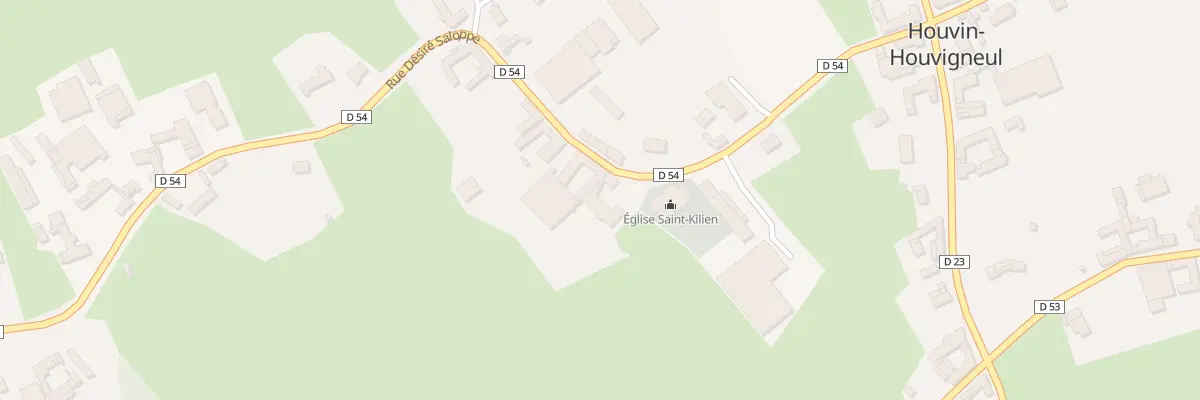 Plan du 3 Rue Désiré Saloppe à Houvin-Houvigneul