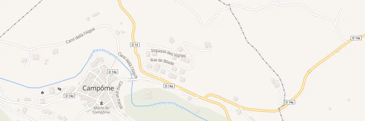 Plan du 117 Bitade à Campôme