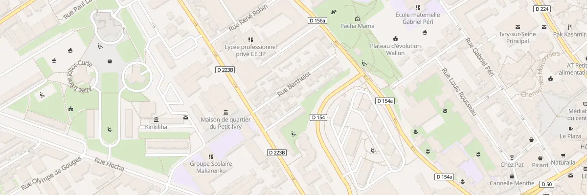 Plan du 21 Rue Berthelot à Ivry-sur-Seine