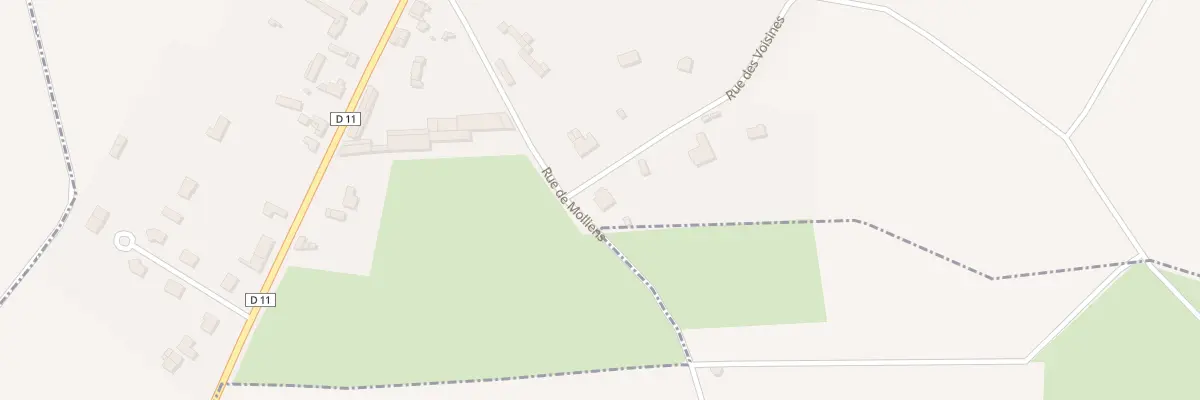 Plan du 12 Rue des Voisines à Pierregot
