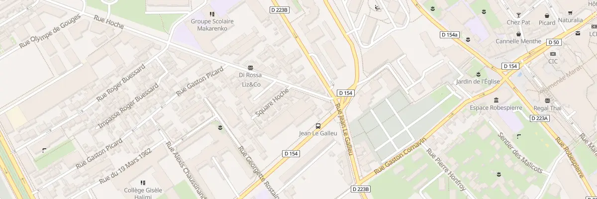 Plan du 9 Rue Hoche à Ivry-sur-Seine