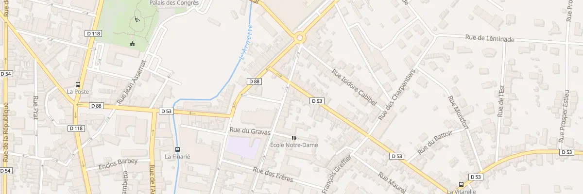 Plan du 50 Rue Meyer à Mazamet