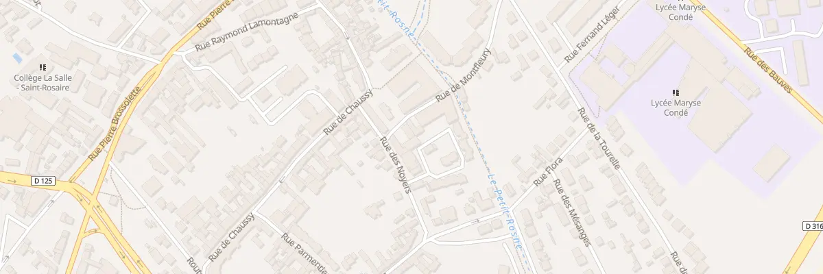 Plan du 2 Rue de Montfleury à Sarcelles